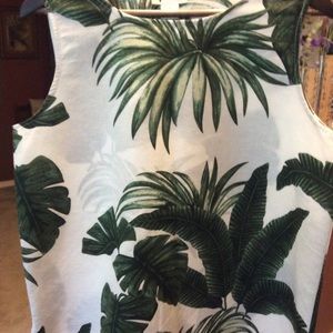 Large linen/ cotton top / Medium